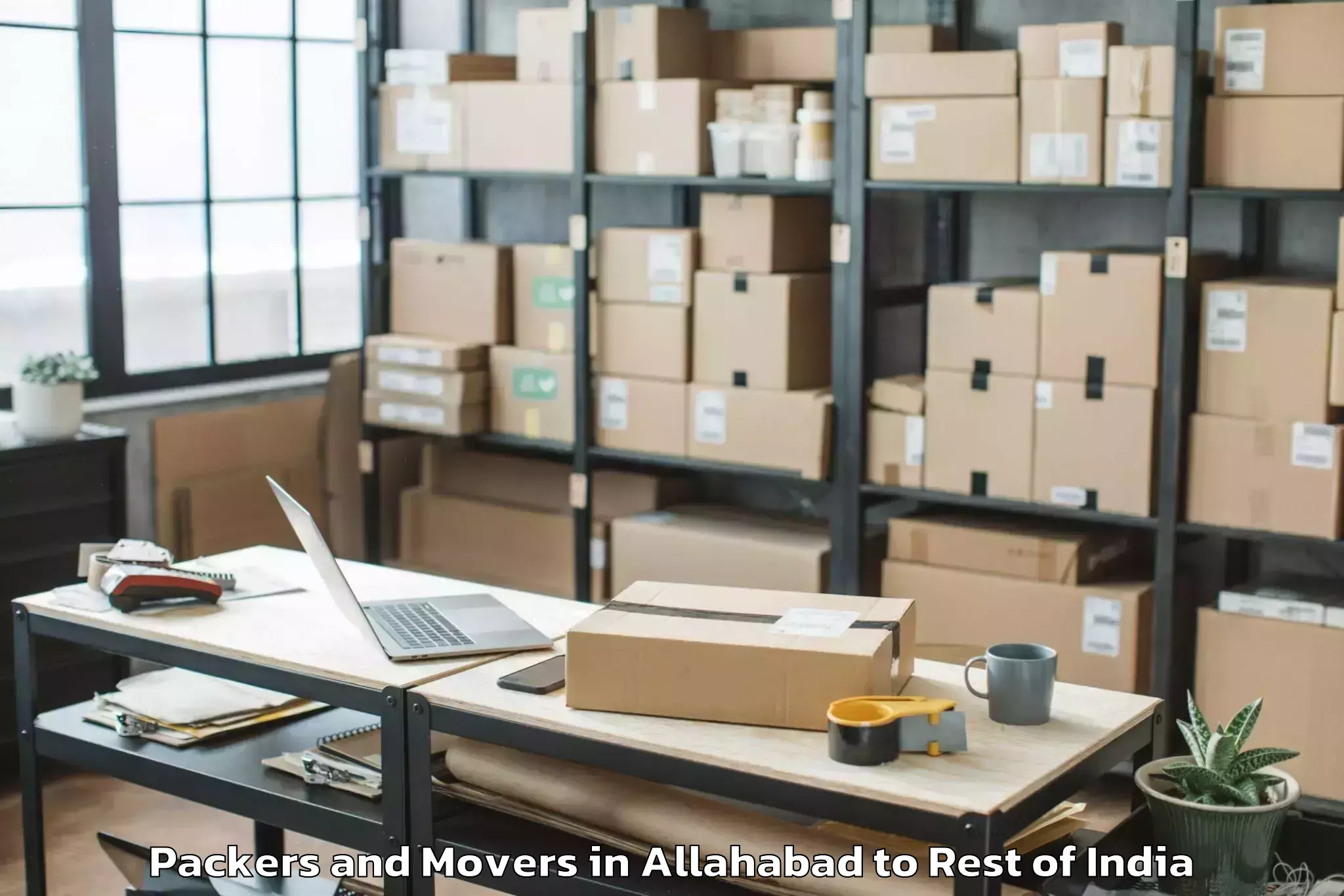 Trusted Allahabad to Pallapatti Packers And Movers